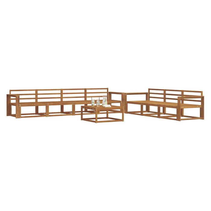 Set de canapele de exterior 8 pcs natural Lemn Solid de Acacia - WALTI WALTI