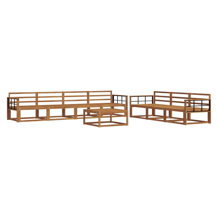 Set de canapele de exterior 8 pcs natural Lemn Solid de Acacia - WALTI WALTI