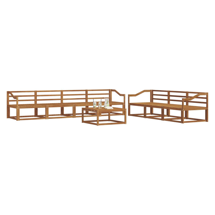 Set de canapele de exterior 8 pcs natural Lemn Solid de Acacia - WALTI WALTI