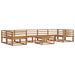 Set de canapele de exterior 8 pcs natural Lemn Solid de Acacia - WALTI WALTI