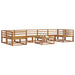 Set de canapele de exterior 8 pcs natural Lemn Solid de Acacia - WALTI WALTI
