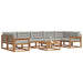 Set de canapele de exterior 8 pcs Gri natural și deschis - WALTI WALTI