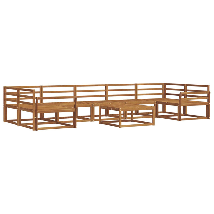 Set de canapele de exterior 8 pcs natural Lemn Solid de Acacia - WALTI WALTI