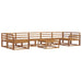 Set de canapele de exterior 8 pcs natural Lemn Solid de Acacia - WALTI WALTI