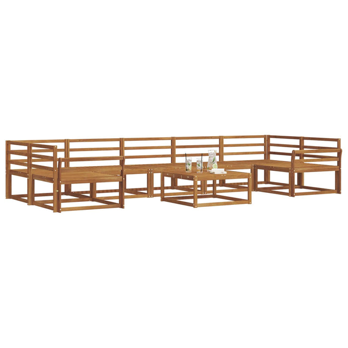 Set de canapele de exterior 8 pcs natural Lemn Solid de Acacia - WALTI WALTI