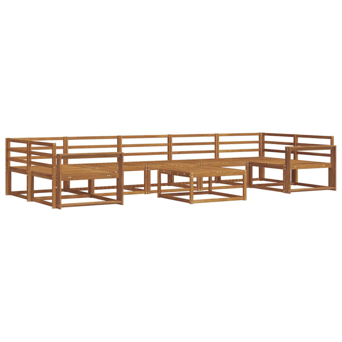 Set de canapele de exterior 8 pcs natural Lemn Solid de Acacia - WALTI WALTI