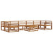 Set de canapele de exterior 8 pcs natural Lemn Solid de Acacia - WALTI WALTI