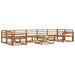 Set de canapele de exterior 8 pcs natural Lemn Solid de Acacia - WALTI WALTI