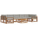 Set de canapele de exterior 8 pcs Gri natural și deschis - WALTI WALTI
