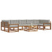 Set de canapele de exterior 8 pcs Gri natural și deschis - WALTI WALTI