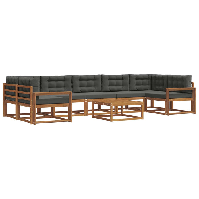 Set de canapele de exterior cu pernă 8 pcs Natural și Antracit - WALTI WALTI