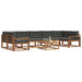 Set de canapele de exterior cu pernă 8 pcs Natural și Antracit - WALTI WALTI