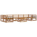 Set de canapele de exterior 8 pcs natural Lemn Solid de Acacia - WALTI WALTI
