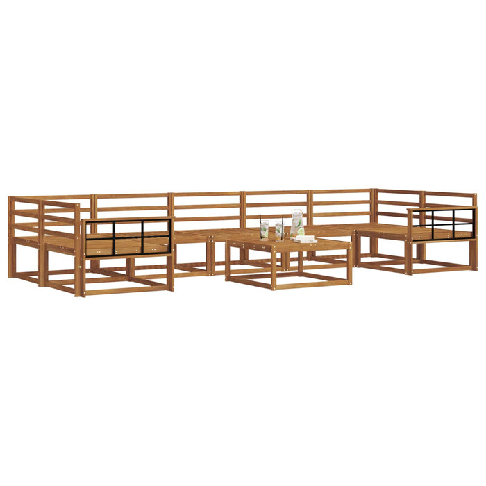 Set de canapele de exterior 8 pcs natural Lemn Solid de Acacia - WALTI WALTI