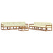 Set de canapele de exterior cu pernă 9 pcs Natural și Crem - WALTI WALTI