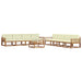 Set de canapele de exterior cu pernă 9 pcs Natural și Crem - WALTI WALTI