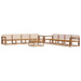 Set de canapele de exterior 9 pcs natural Lemn Solid de Acacia - WALTI WALTI