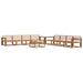 Set de canapele de exterior 9 pcs natural Lemn Solid de Acacia - WALTI WALTI