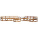 Set de canapele de exterior 9 pcs natural Lemn Solid de Acacia - WALTI WALTI