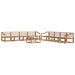 Set de canapele de exterior 9 pcs natural Lemn Solid de Acacia - WALTI WALTI