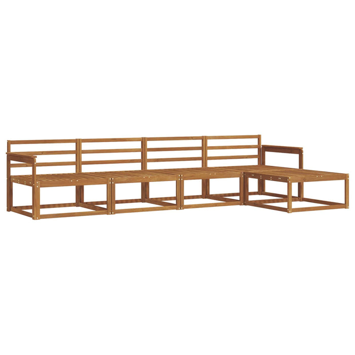 Set de canapele de exterior 5 pcs natural Lemn Solid de Acacia - WALTI WALTI