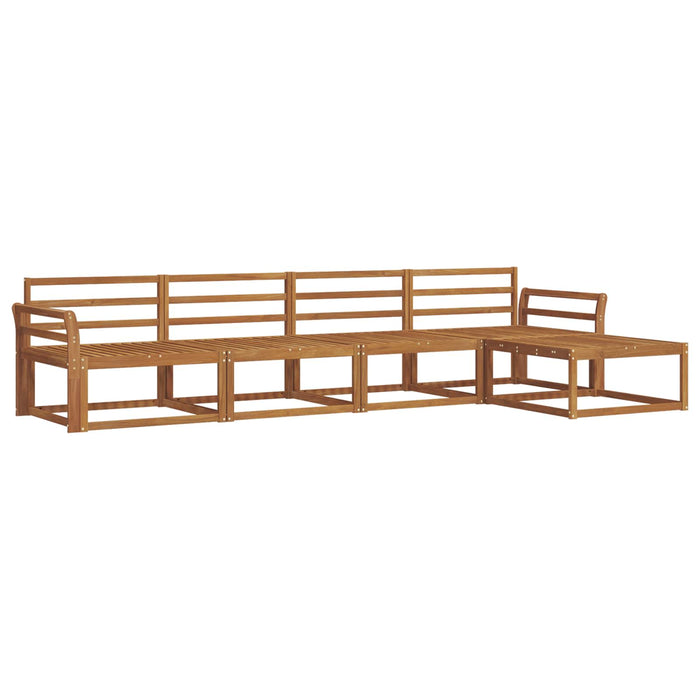 Set de canapele de exterior 5 pcs natural Lemn Solid de Acacia - WALTI WALTI
