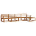 Set de canapele de exterior 5 pcs natural Lemn Solid de Acacia - WALTI WALTI