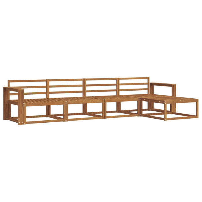 Set de canapele de exterior 5 pcs natural Lemn Solid de Acacia - WALTI WALTI