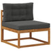 Set de canapele de exterior cu pernă 5 pcs Natural și Antracit - WALTI WALTI