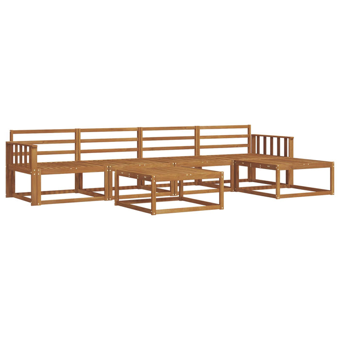 Set de canapele de exterior 6 pcs natural Lemn Solid de Acacia WALTI