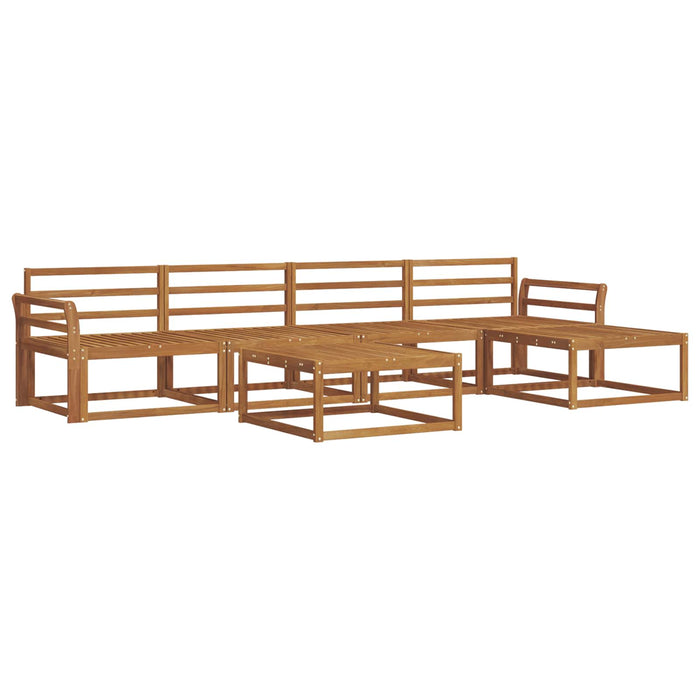Set de canapele de exterior 6 pcs natural Lemn Solid de Acacia WALTI
