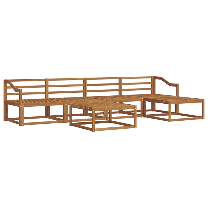 Set de canapele de exterior 6 pcs natural Lemn Solid de Acacia WALTI