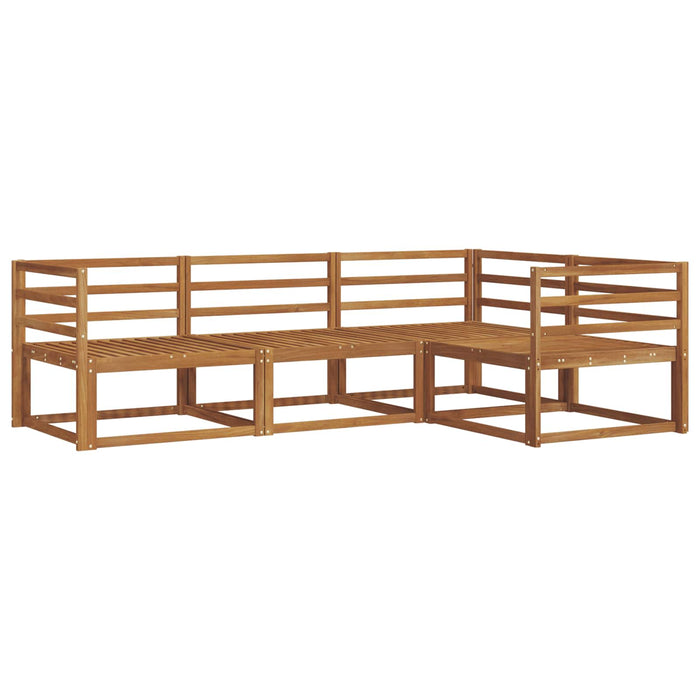 Set de canapele de exterior 4 pcs natural Lemn Solid de Acacia - WALTI WALTI