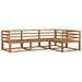 Set de canapele de exterior 4 pcs natural Lemn Solid de Acacia - WALTI WALTI