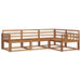 Set de canapele de exterior 4 pcs natural Lemn Solid de Acacia - WALTI WALTI