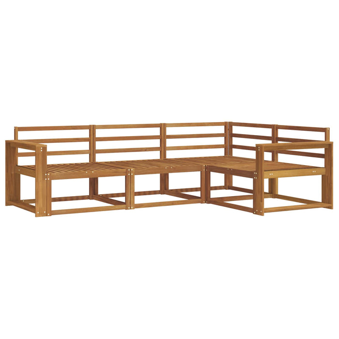 Set de canapele de exterior 4 pcs natural Lemn Solid de Acacia - WALTI WALTI