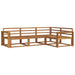 Set de canapele de exterior 4 pcs natural Lemn Solid de Acacia - WALTI WALTI
