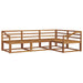 Set de canapele de exterior 4 pcs natural Lemn Solid de Acacia - WALTI WALTI