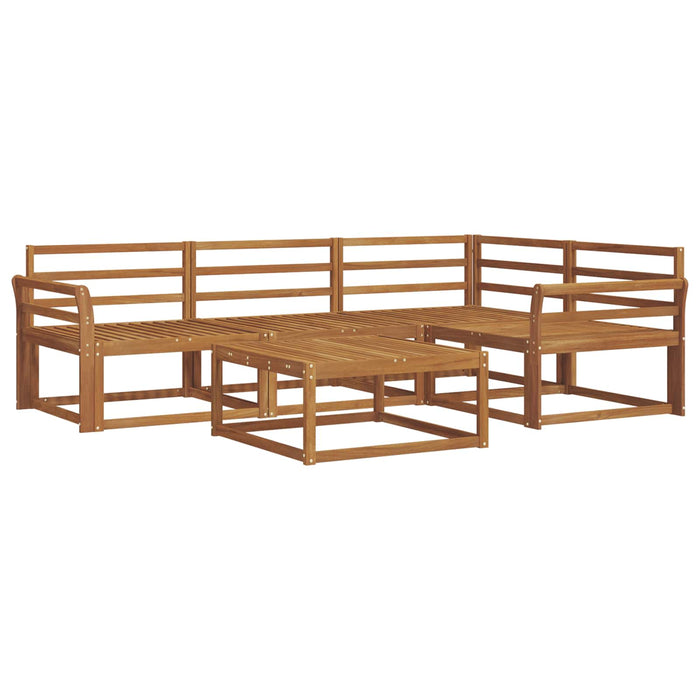 Set de canapele de exterior 5 pcs natural Lemn Solid de Acacia - WALTI WALTI