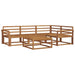 Set de canapele de exterior 5 pcs natural Lemn Solid de Acacia - WALTI WALTI