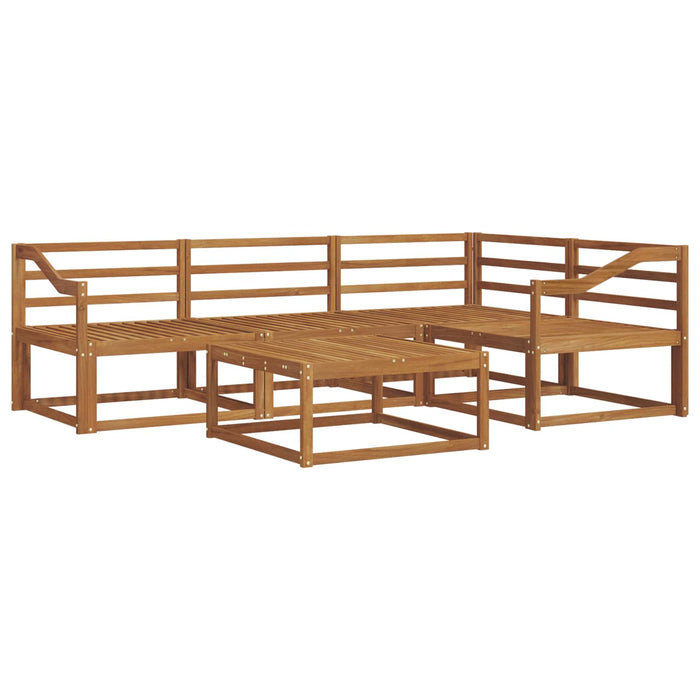 Set de canapele de exterior 5 pcs natural Lemn Solid de Acacia - WALTI WALTI