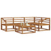 Set de canapele de exterior 5 pcs natural Lemn Solid de Acacia - WALTI WALTI