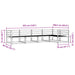 Set de canapele de exterior 5 pcs natural Lemn Solid de Acacia - WALTI WALTI