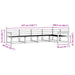 Set de canapele de exterior 5 pcs natural Lemn Solid de Acacia - WALTI WALTI