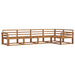 Set de canapele de exterior 5 pcs natural Lemn Solid de Acacia - WALTI WALTI