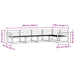 Set de canapele de exterior 5 pcs natural Lemn Solid de Acacia - WALTI WALTI