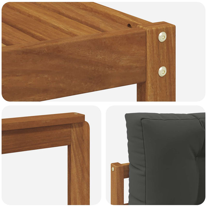 Set de canapele de exterior cu pernă 6 pcs Natural și Antracit - WALTI WALTI