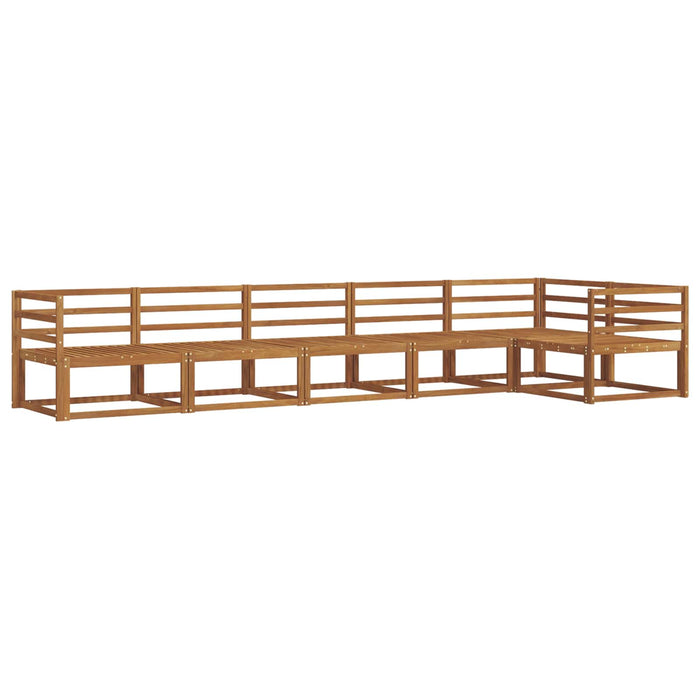 Set de canapele de exterior 6 pcs natural Lemn Solid de Acacia WALTI
