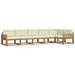 Set de canapele de exterior cu pernă 6 pcs Natural și Crem - WALTI WALTI