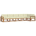 Set de canapele de exterior cu pernă 6 pcs Natural și Crem - WALTI WALTI